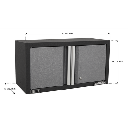 Sealey 680mm 2 Door Modular Wall Cabinet APMS65