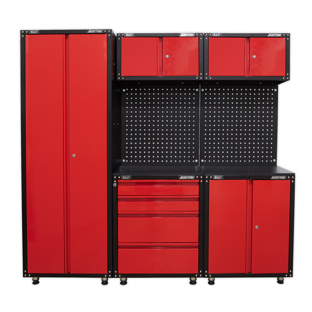 Sealey American PRO® 2.0m Storage System APMS80COMBO3
