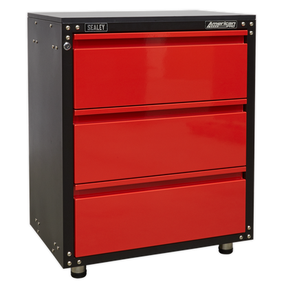 Sealey 665mm Modular 3 Drawer Cabinet with Worktop APMS82