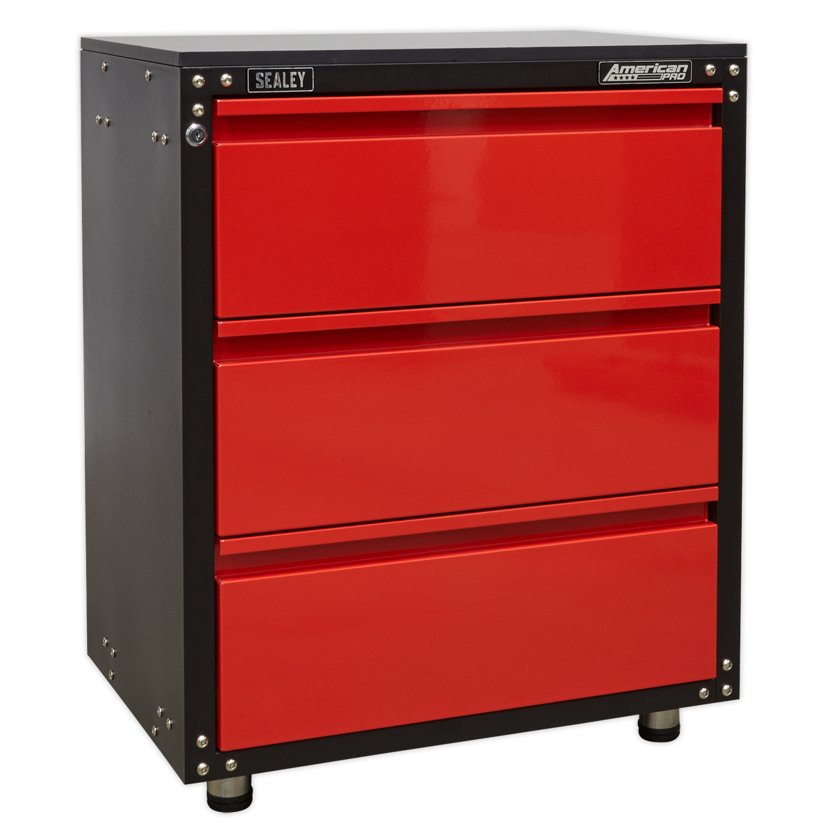Sealey 665mm Modular 3 Drawer Cabinet with Worktop APMS82