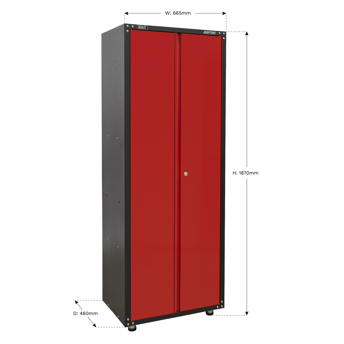 Sealey 665mm Modular 2 Door Full Height Cabinet APMS83