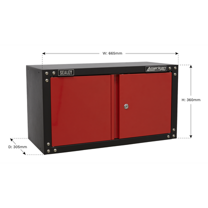 Sealey 665mm Modular 2 Door Wall Cabinet APMS85