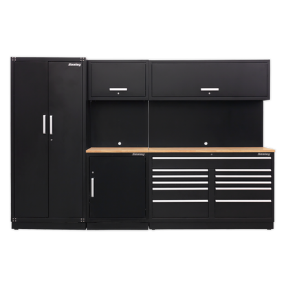 Sealey Premier 3.3m Storage System - Oak Worktop APMSCOMBO2W