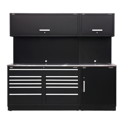 Sealey Premier 2.3m Storage System - Stainless Worktop APMSCOMBO4SS