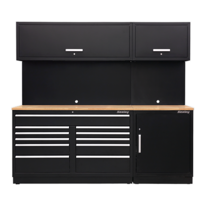 Sealey Premier 2.3m Storage System - Oak Worktop APMSCOMBO4W