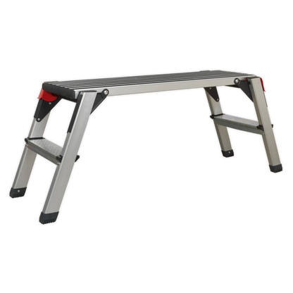 Sealey 2-Tread Trade Aluminium Folding Platform EN 14183 APS2