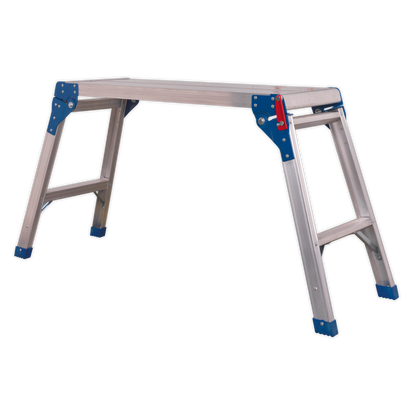 Sealey 2-Tread Aluminium Folding Platform - EN 131 APS2E
