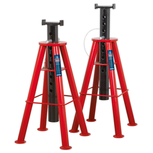 Sealey High Level Axle Stands (Pair) 10tonne Capacity per Stand AS10H