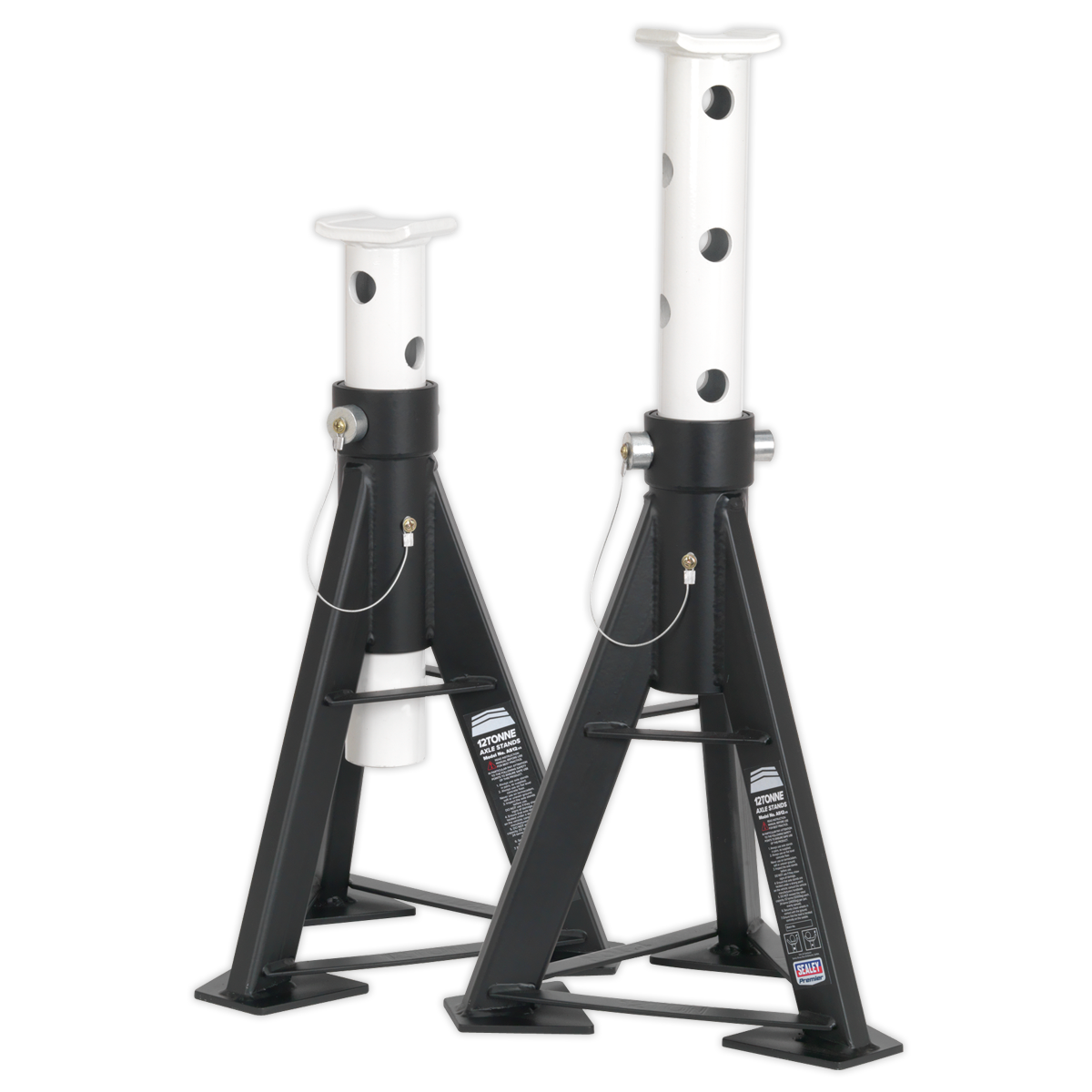 Sealey Axle Stands (Pair) 12tonne Capacity per Stand AS12