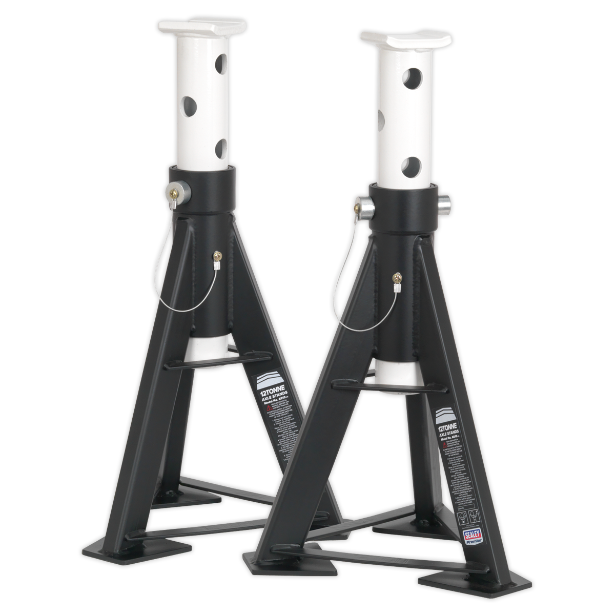 Sealey Axle Stands (Pair) 12tonne Capacity per Stand AS12
