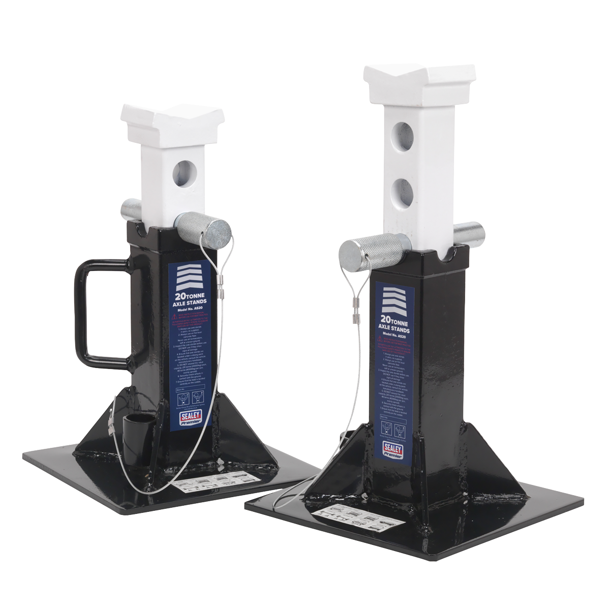 Sealey Axle Stands (Pair) 20tonne Capacity per Stand AS20
