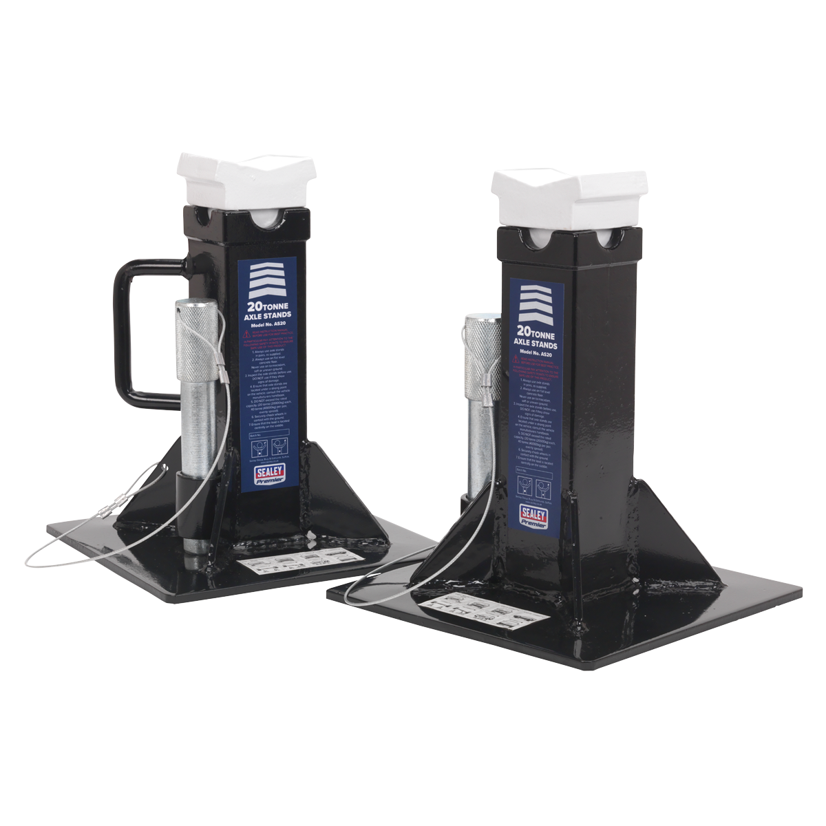 Sealey Axle Stands (Pair) 20tonne Capacity per Stand AS20