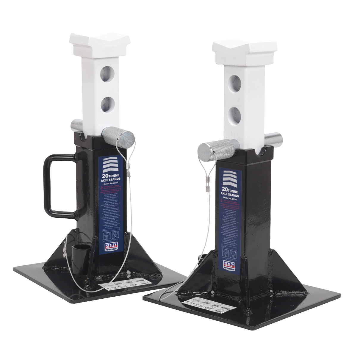 Sealey Axle Stands (Pair) 20tonne Capacity per Stand AS20