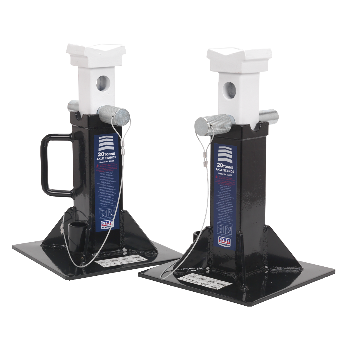 Sealey Axle Stands (Pair) 20tonne Capacity per Stand AS20