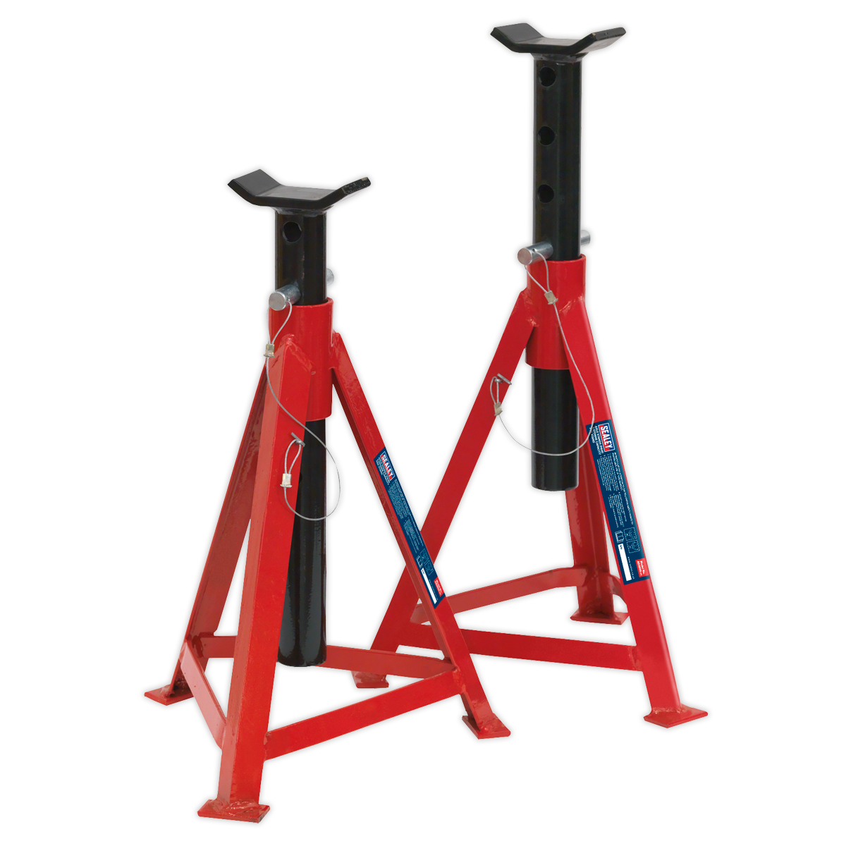 Sealey Axle Stands (Pair) 2.5tonne Capacity per Stand Medium Height AS3000
