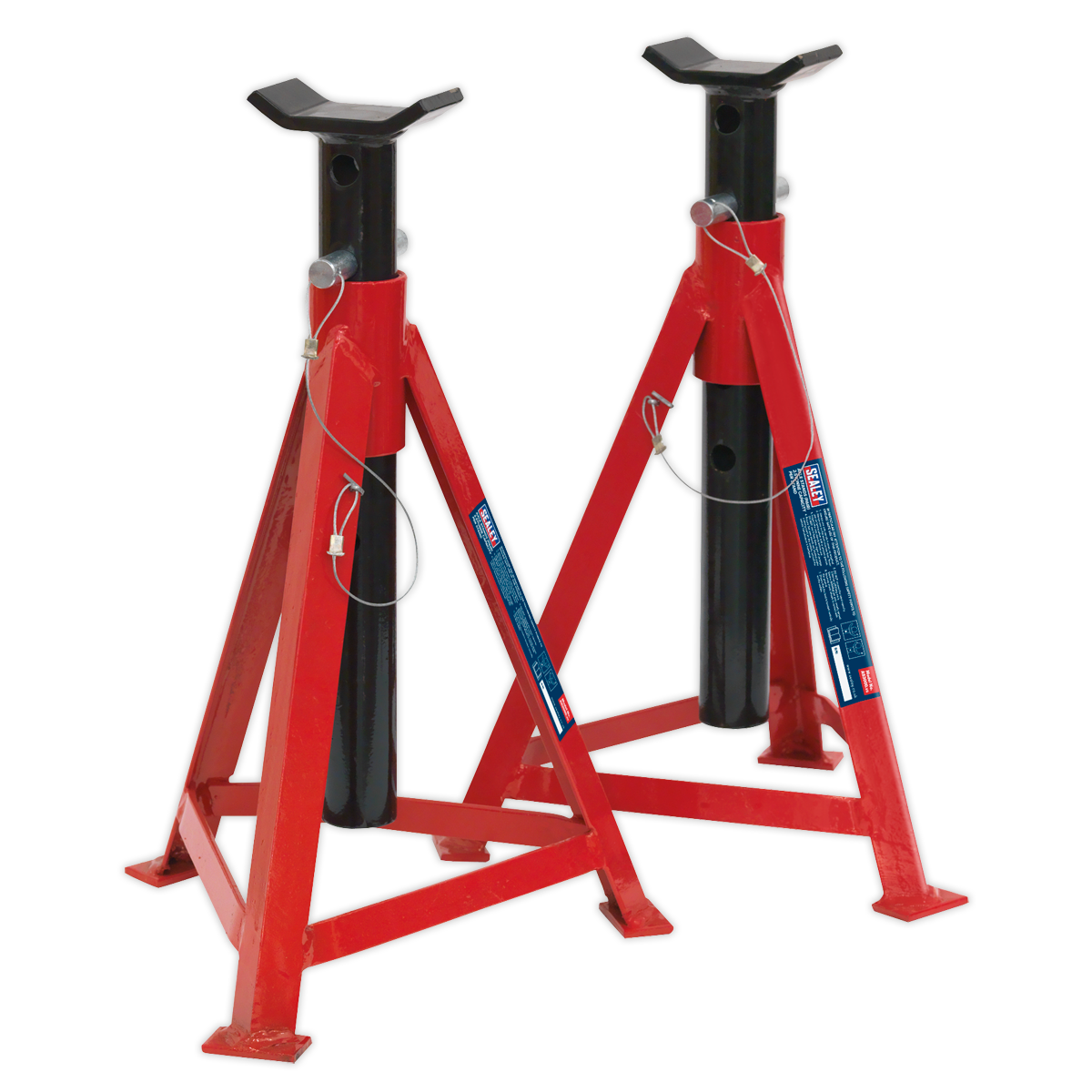Sealey Axle Stands (Pair) 2.5tonne Capacity per Stand Medium Height AS3000