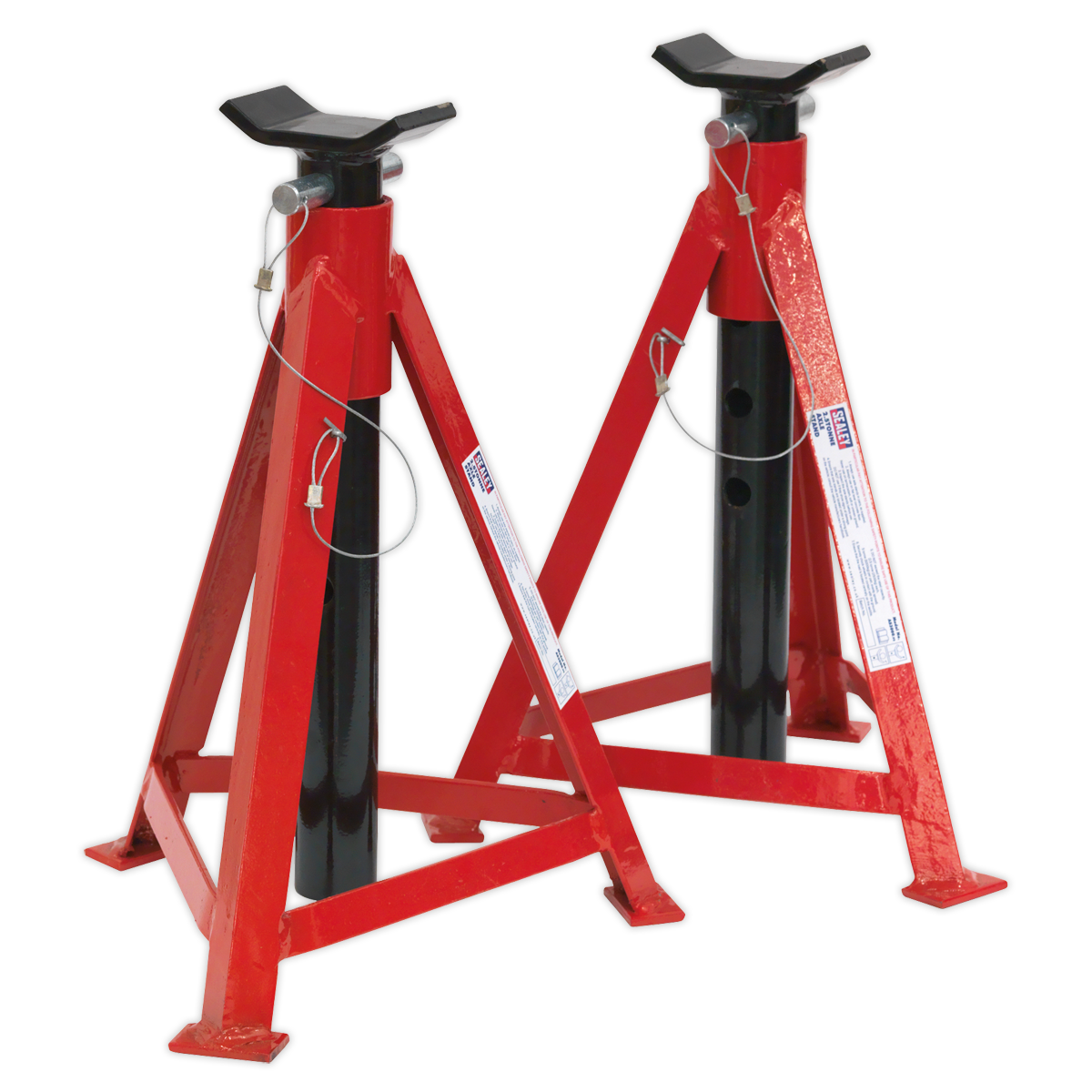Sealey Axle Stands (Pair) 2.5tonne Capacity per Stand Medium Height AS3000