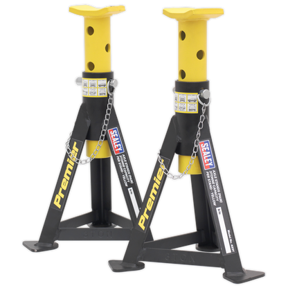 Sealey Axle Stands (Pair) 3tonne Capacity per Stand - Yellow AS3Y