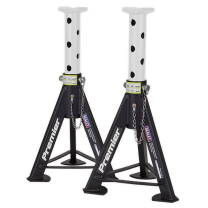 Sealey Axle Stands (Pair) 6tonne Capacity per Stand - White AS6