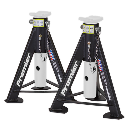 Sealey Axle Stands (Pair) 6tonne Capacity per Stand - White AS6
