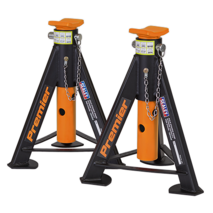 Sealey Axle Stands (Pair) 6tonne Capacity per Stand - Orange AS6O