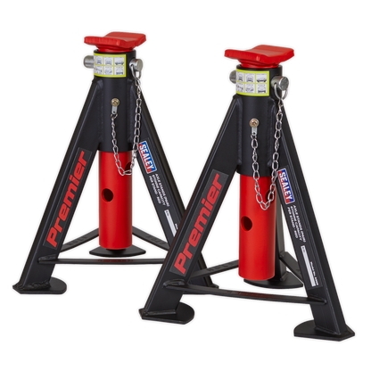 Sealey Axle Stands (Pair) 6tonne Capacity per Stand - Red AS6R