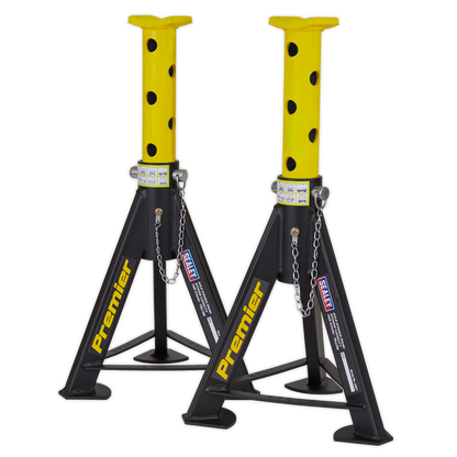 Sealey Axle Stands (Pair) 6tonne Capacity per Stand - Yellow AS6Y