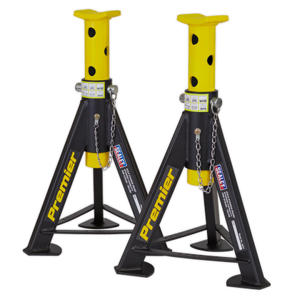 Sealey Axle Stands (Pair) 6tonne Capacity per Stand - Yellow AS6Y