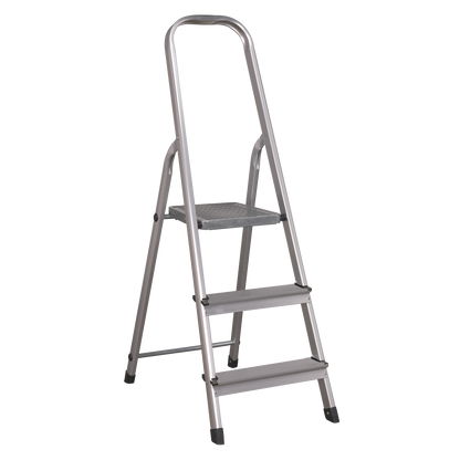 Sealey 3-Tread Trade Aluminium Step Ladder EN 131 ASL3S