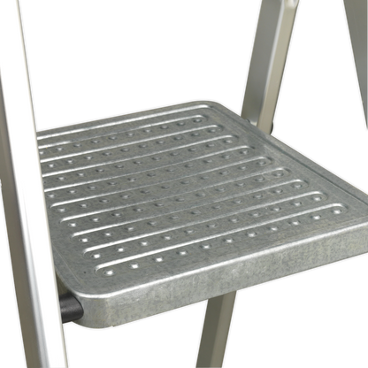 Sealey 3-Tread Trade Aluminium Step Ladder EN 131 ASL3S