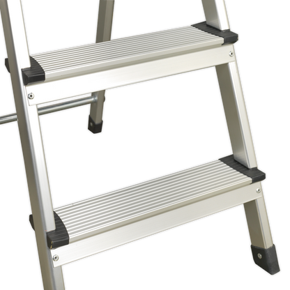 Sealey 3-Tread Trade Aluminium Step Ladder EN 131 ASL3S