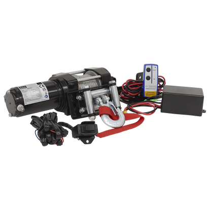 Sealey 12V ATV Winch 1000kg Line Pull ATV1000W