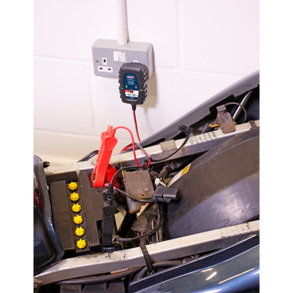 Sealey 1A 6/12V Compact Smart Trickle Charger AUTOCHARGE100HF