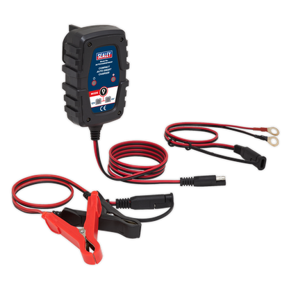 Sealey 1A 6/12V Compact Smart Trickle Charger AUTOCHARGE100HF