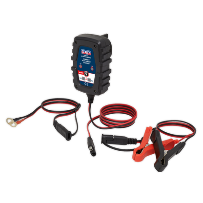Sealey 1A 6/12V Compact Smart Trickle Charger AUTOCHARGE100HF