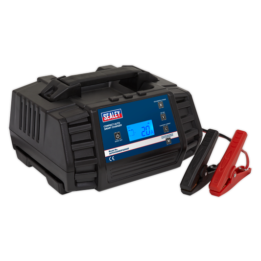 Sealey 12A 9-Cycle 12/24V Compact Smart Charger & Maintainer AUTOCHARGE1200HF