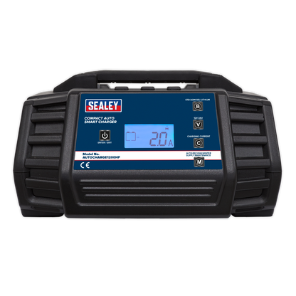 Sealey 12A 9-Cycle 12/24V Compact Smart Charger & Maintainer AUTOCHARGE1200HF