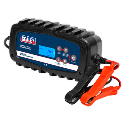 Sealey 6.5A 9-Cycle 6/12V Compact Smart Charger & Maintainer AUTOCHARGE650HF
