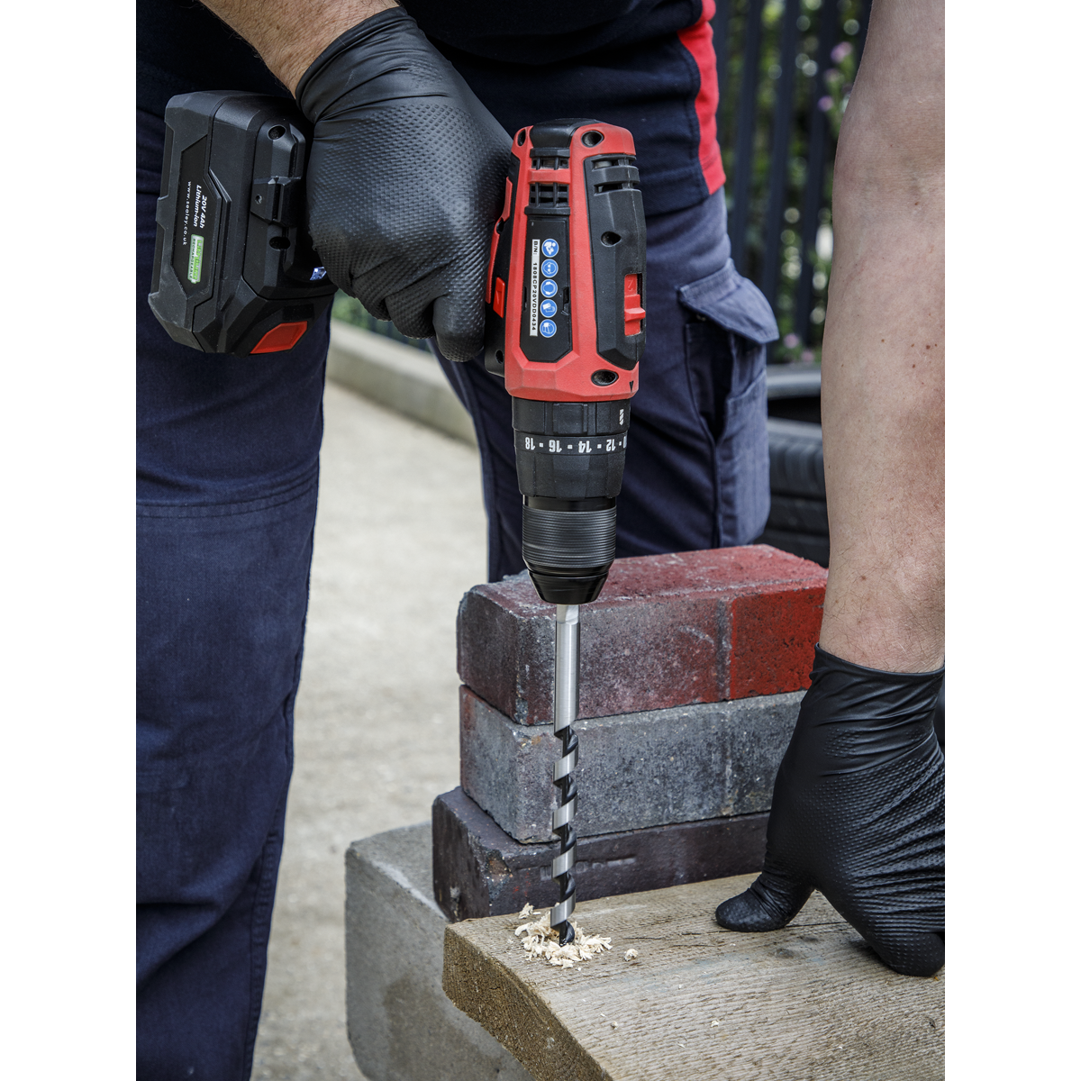 Sealey Ø12 x 235mm Auger Wood Drill AW12x235
