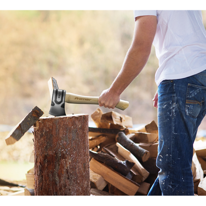 Sealey 1.5lb Hand Axe with Hickory Shaft AXH98