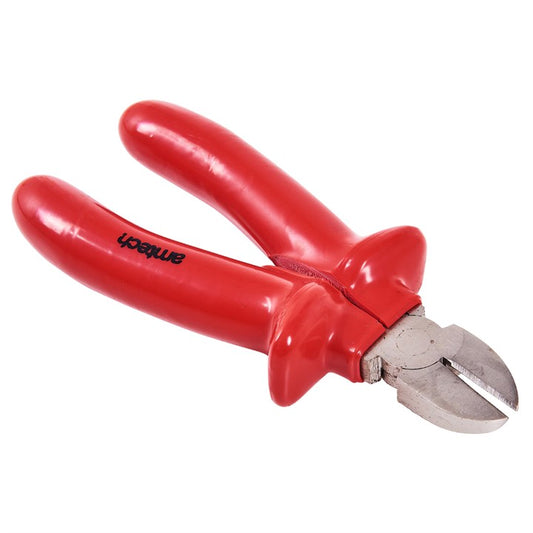 Amtech 8" Side cutter pliers with slip guard handles B0625