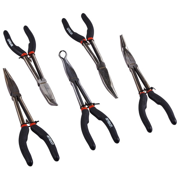 Amtech 5 Piece 280mm ( 11") Long reach plier set B0790