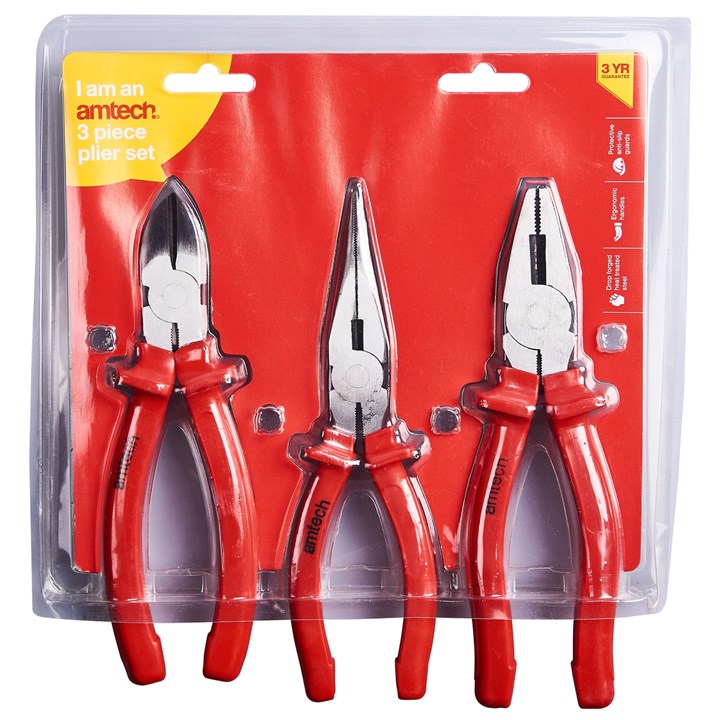 Amtech 3 Piece plier set B0850