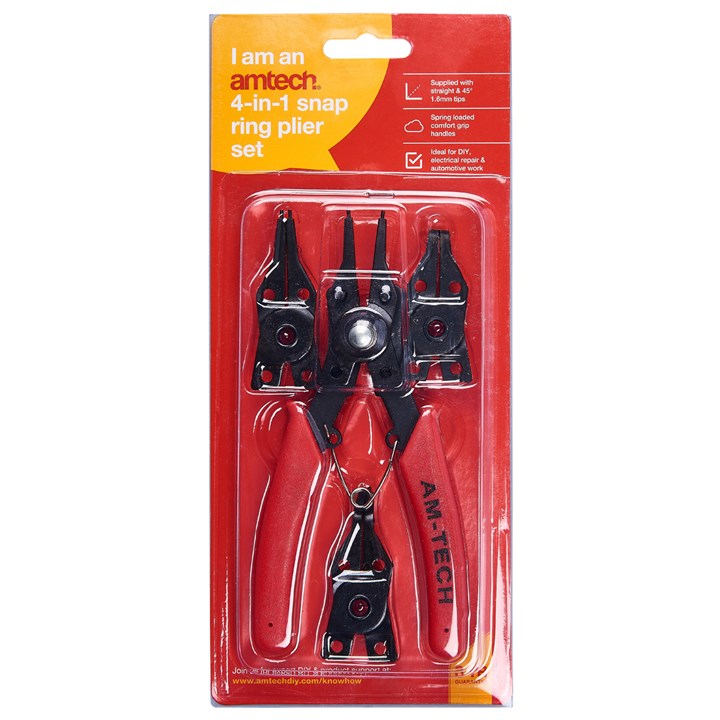 Amtech 4-in-1 Snap ring plier B1500