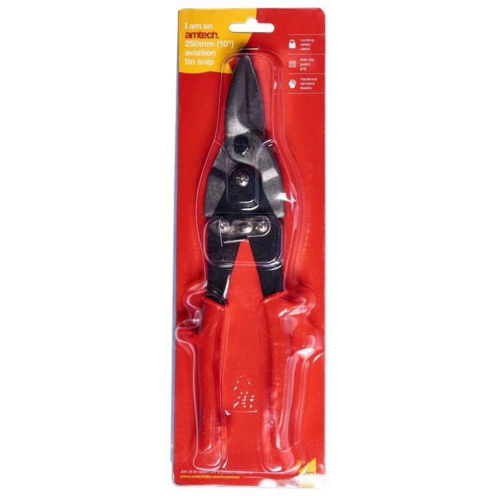 Amtech 250mm (10in) Aviation tin snip B2400