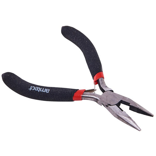 Amtech Mini long nose plier with spring B3186