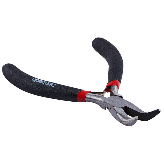 Amtech Mini bent nose pliers with spring B3190