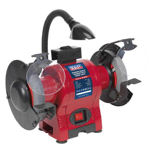 Sealey Ø150mm Bench Grinder with Work Light 250W BG150WL