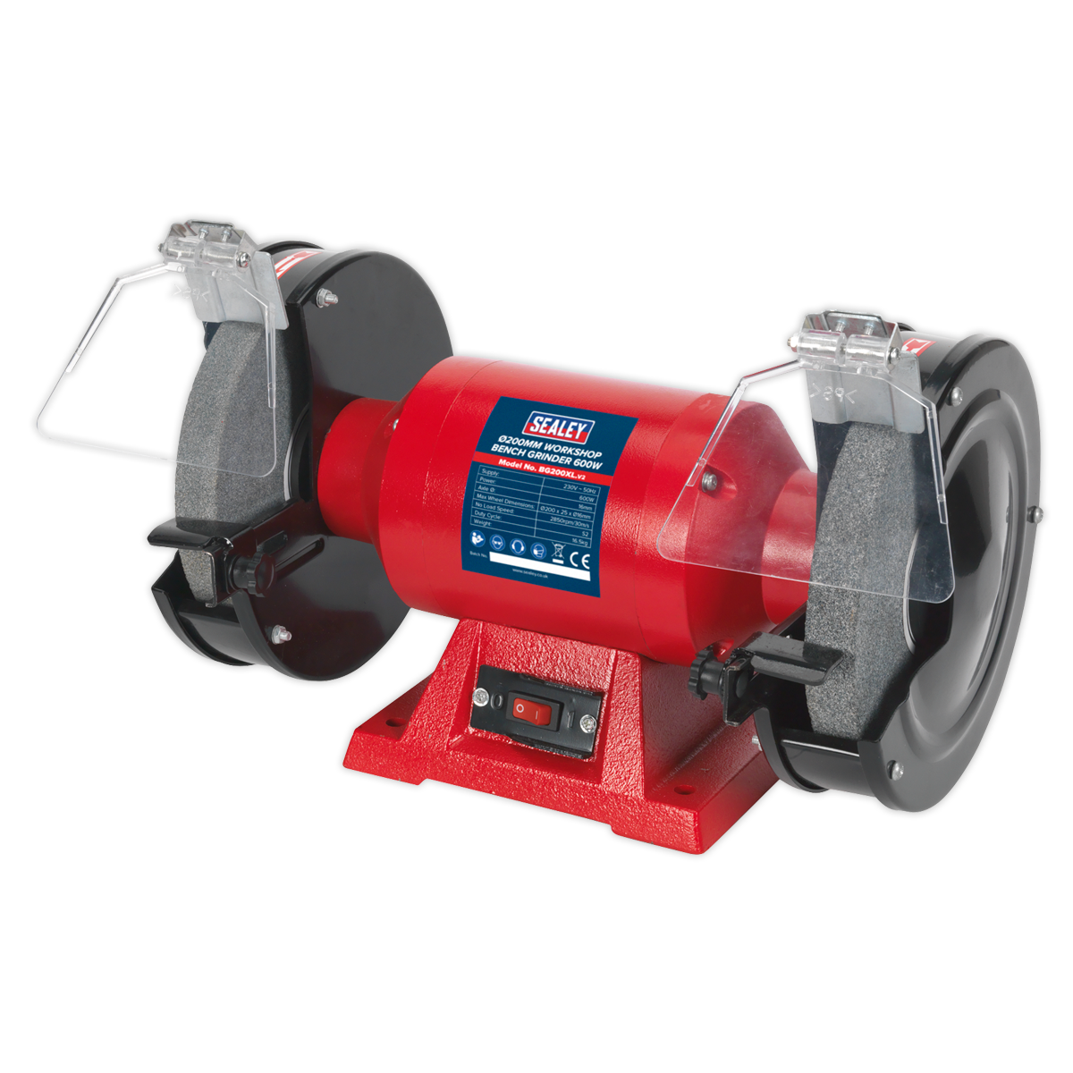 Sealey Ø200mm Workshop Bench Grinder 600W BG200XL