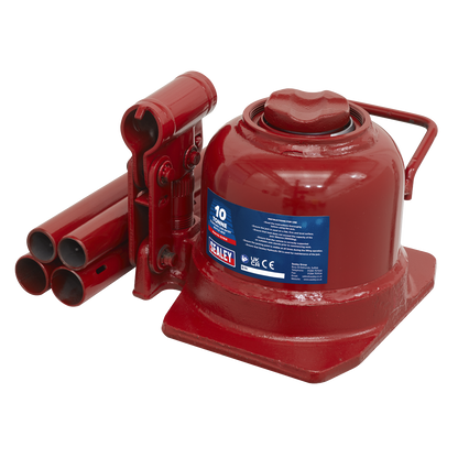 Sealey 10tonne Telescopic Low Entry Bottle Jack BJ10LE
